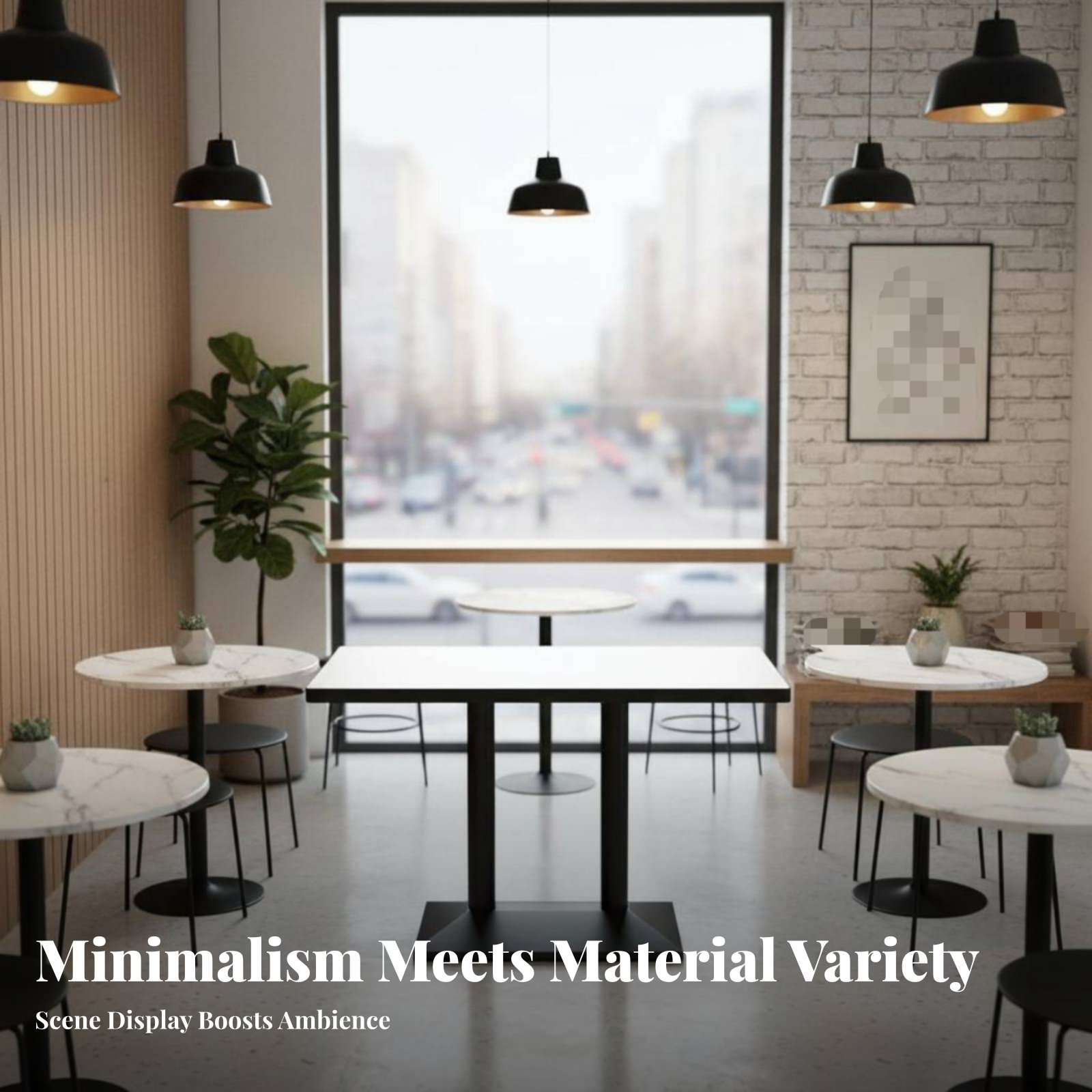 Commercial Kitchen Interior Design - Backless Dining Bench Small Space suitable
