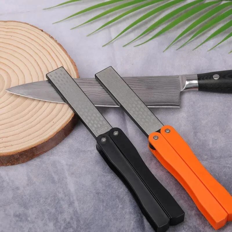 Commercial Kitchen Knives - 1pc Portable Double Side Grindstone Professional