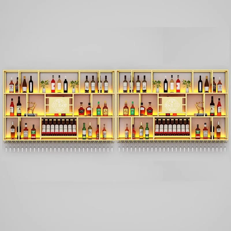 Wall Shelf Commercial Kitchen - Wall Mounted Kitchen Wine Cabinets Display