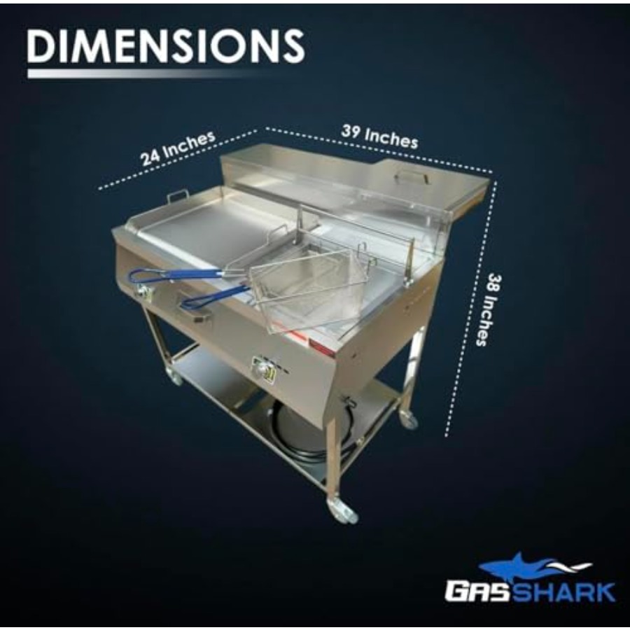 Outdoor Propane Deep Fryer and - Electric Griddle Flat Top avis et prix