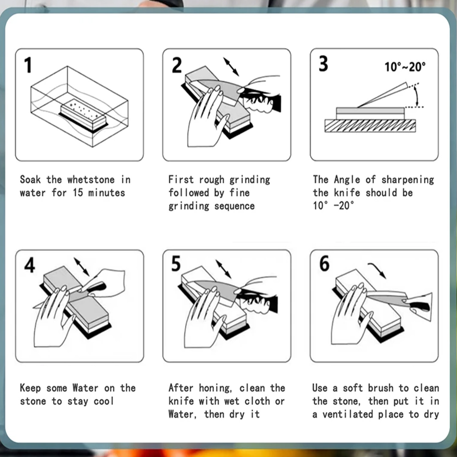 Whetstone Sharpening Stones Pr - Commercial Kitchen Knives avis et prix
