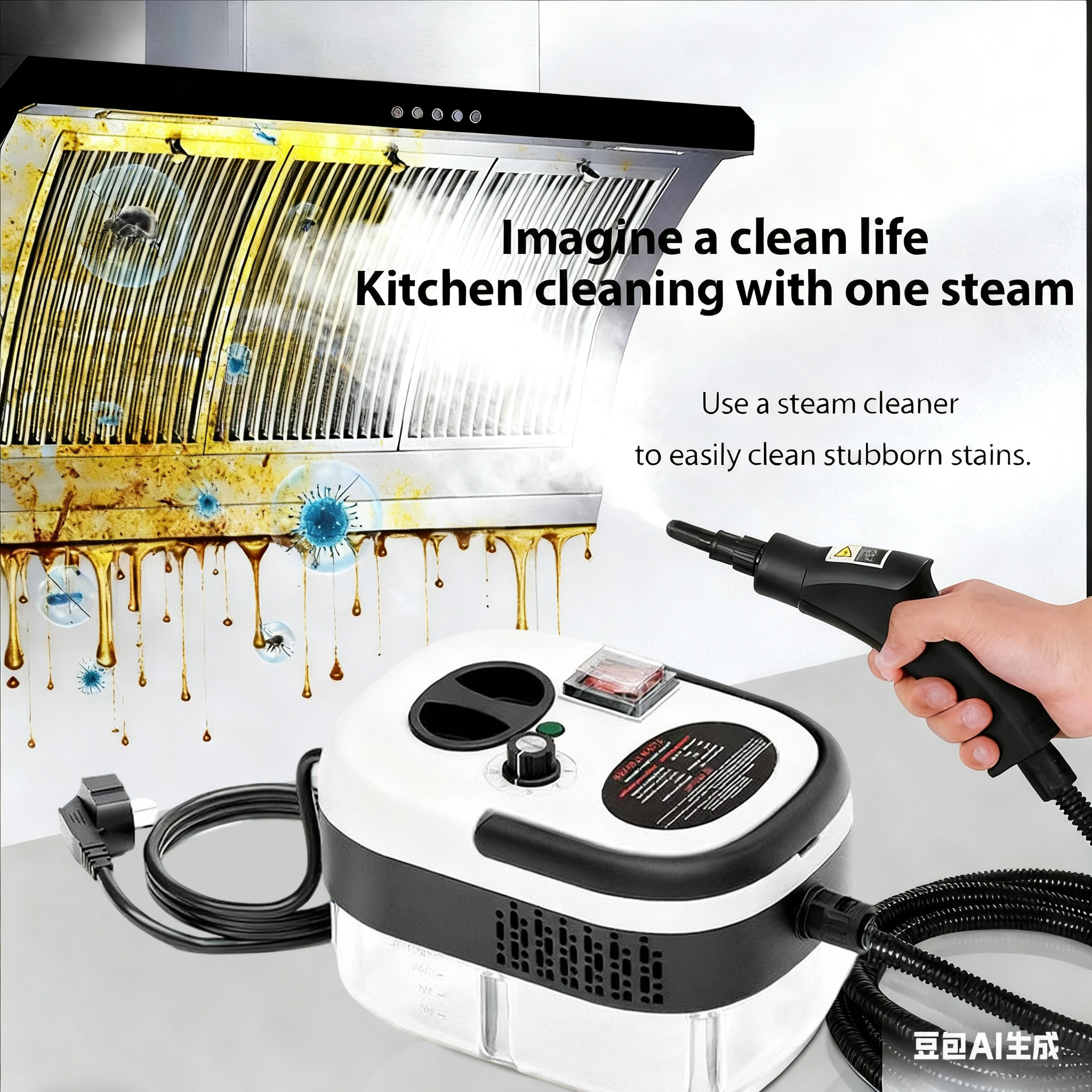 Kitchen oil stains Steam Clean - Commercial Kitchen Air Conditioner avis et prix