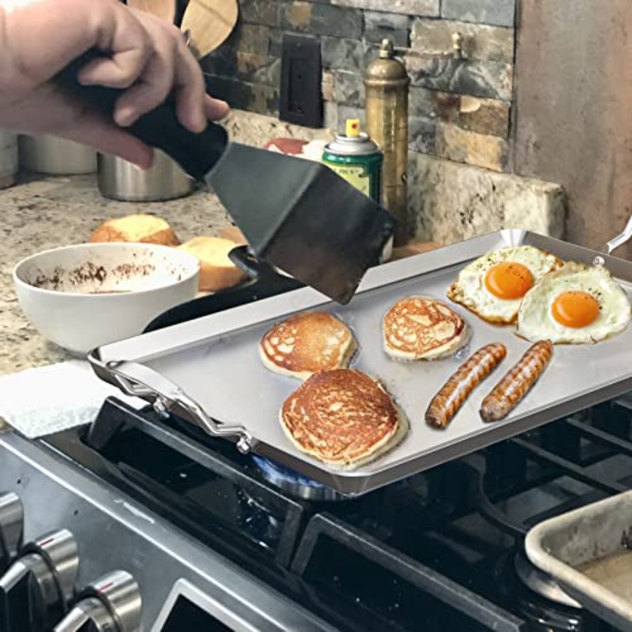 Stainless Steel Double Griddle - Electric Griddle Flat Top avis et prix