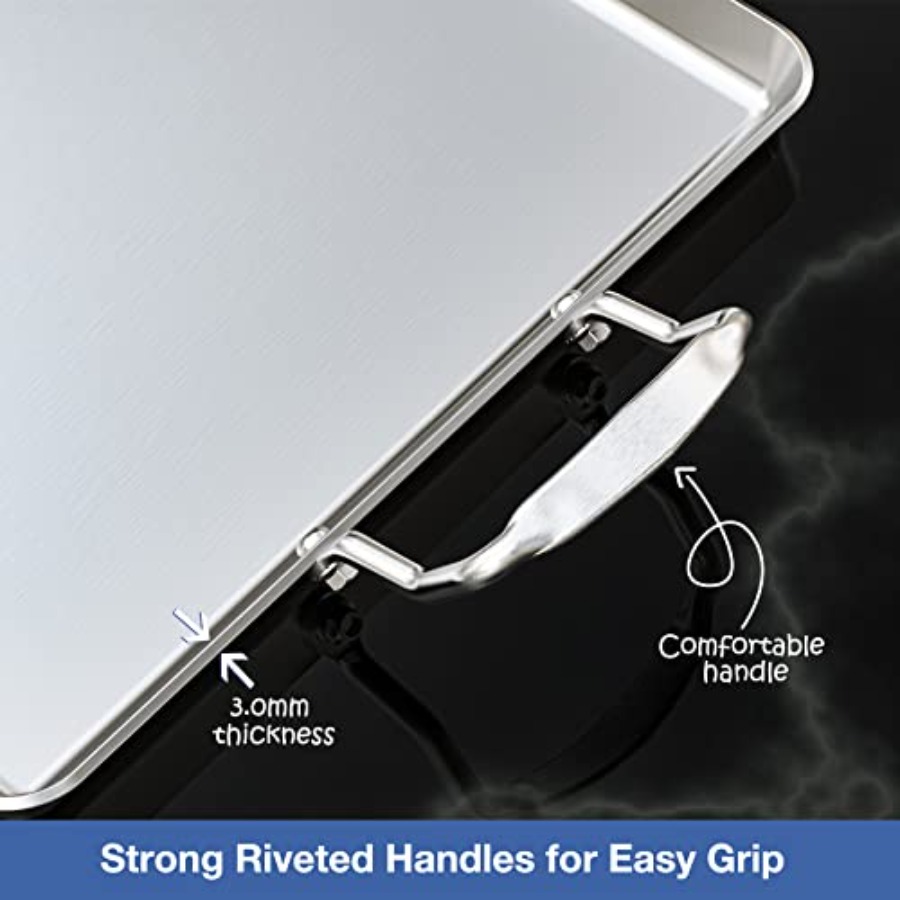 Stainless Steel Double Griddle - Electric Griddle Flat Top avis et prix
