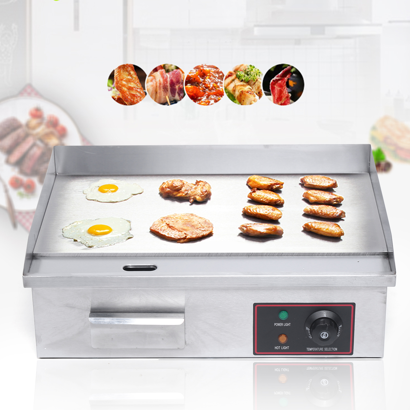 Flat Top Grill 22'' Commercial - Electric Griddle Flat Top avis et prix