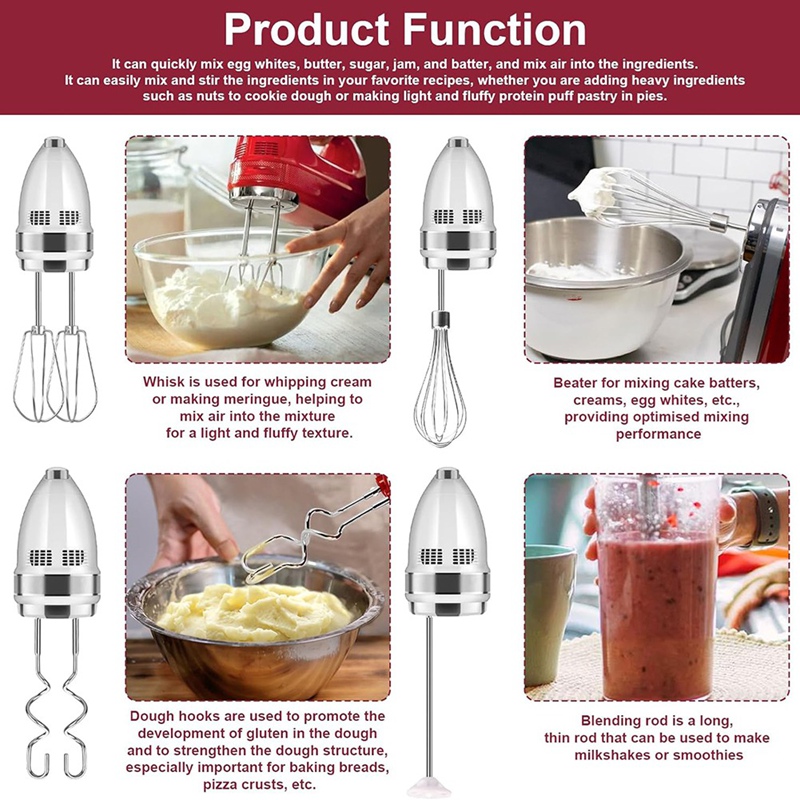 Hand Mixer Attachments Beater, - Commercial Kitchenaid avis et prix