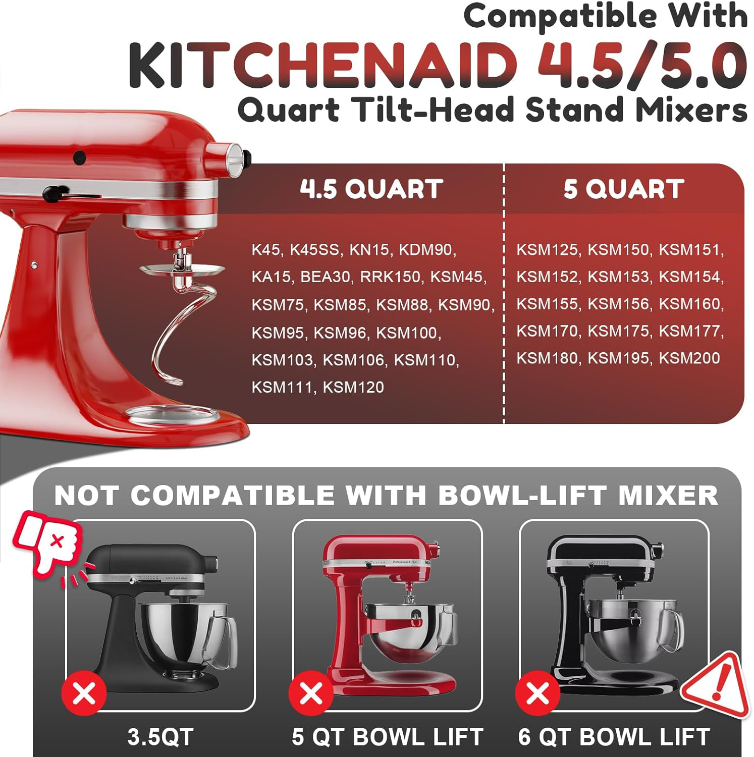 Dishwasher Safe,Spiral Dough H - Commercial Kitchenaid avis et prix