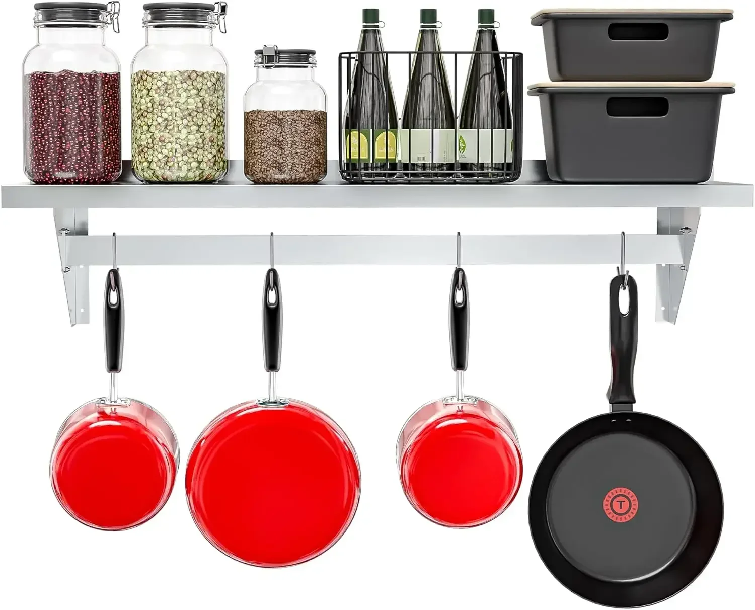 （XMSJ-Hot）Commercial Wall Moun - Wall Shelf Commercial Kitchen avis et prix