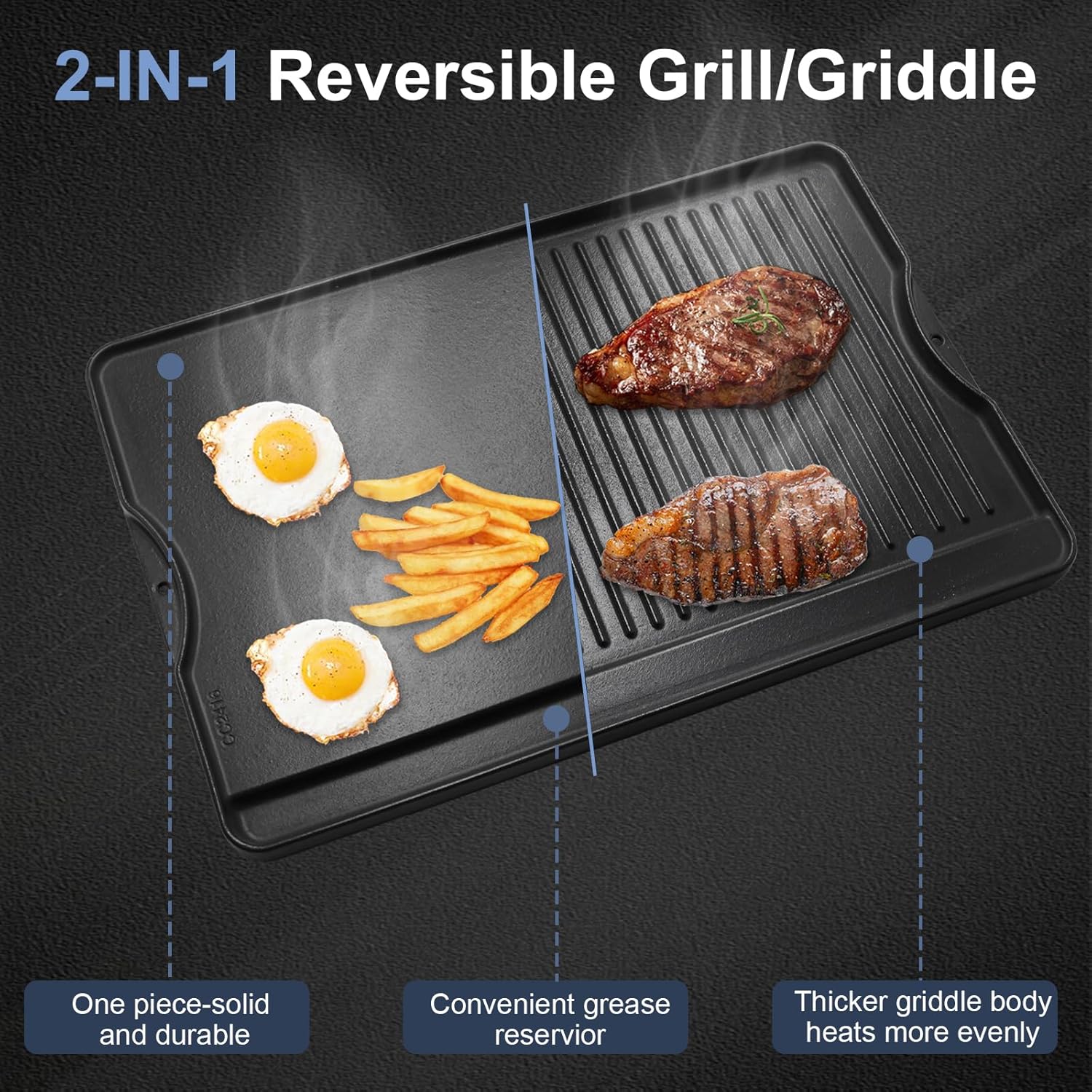Flat Griddle Top Plate Replace - Electric Griddle Flat Top avis et prix