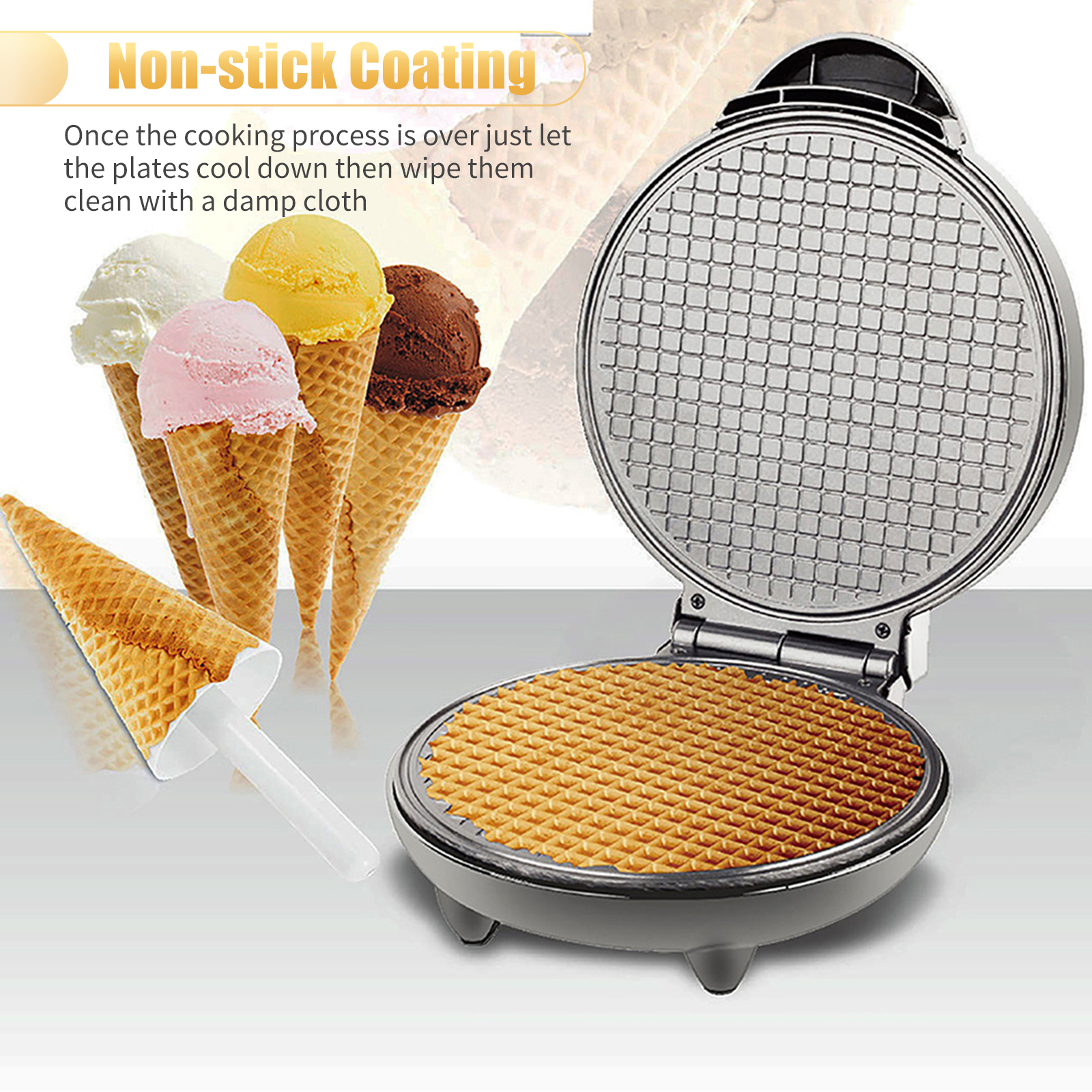 1200W Waffle Maker Nonstick Ba - Rotary Bakery Oven avis et prix