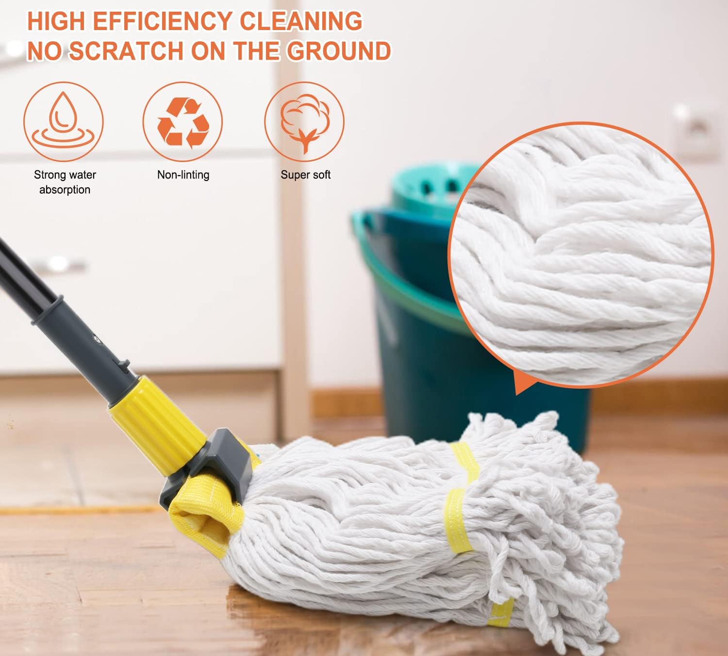 KeFanta Commercial Mop Heavy D - Commercial Kitchen Tile Flooring avis et prix