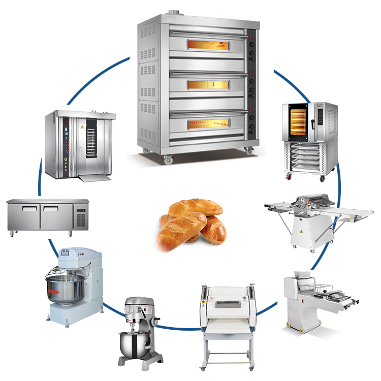 Electric Deck Oven Rotary Oven - Rotary Bakery Oven avis et prix