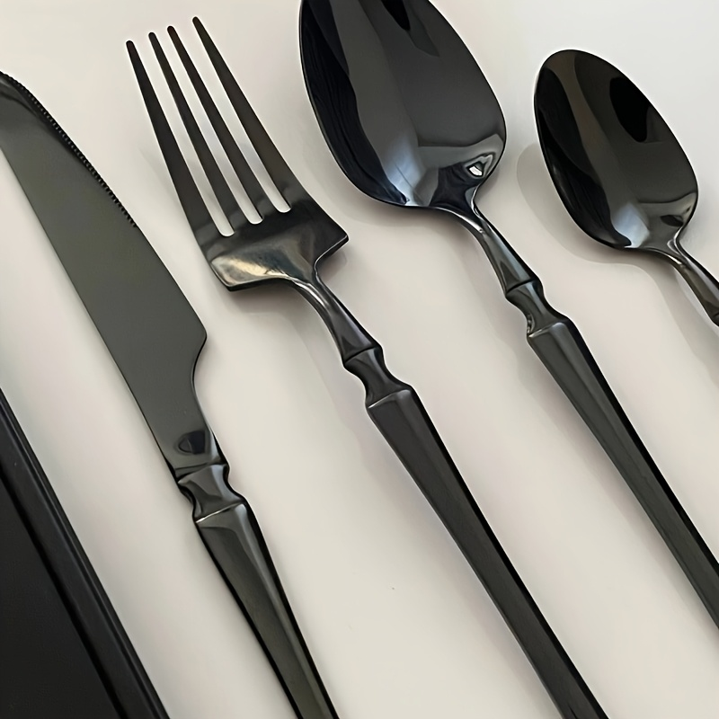 40/60-piece black stainless st - Commercial Kitchen Knives avis et prix