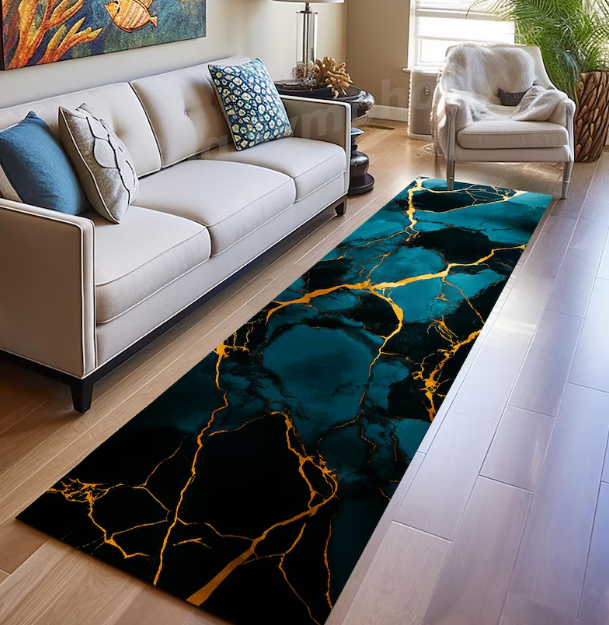 Marble Rug Runner Modern Non-S - Commercial Kitchen Tile Flooring avis et prix