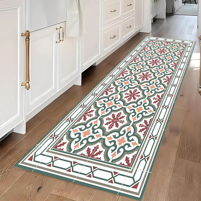 Vintage Floral Tile Pattern Ca - Commercial Kitchen Tile Flooring avis et prix