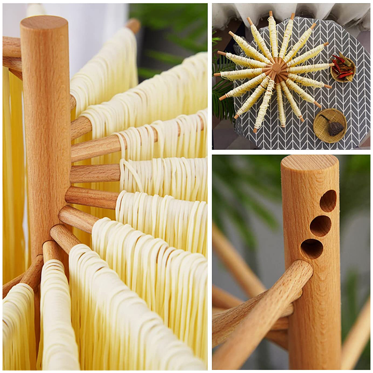 Collapsible Pasta Drying Rack  - Commercial Kitchen Utensil Holder avis et prix