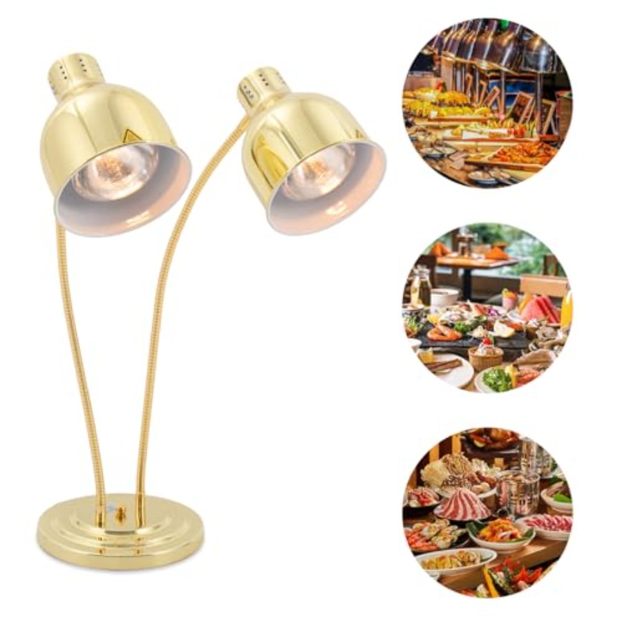 2-Head Food Warmer Lamp for Re - Commercial Kitchen Warmer avis et prix