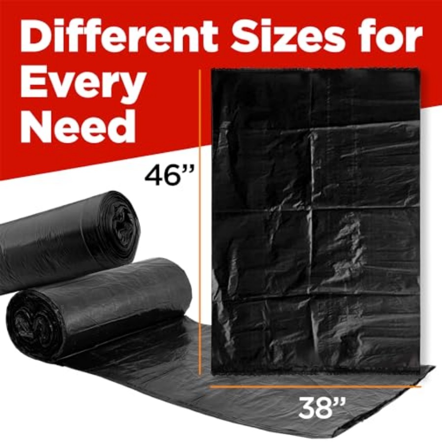 40-45 Gallon Trash Bags Heavy  - Commercial Kitchen Contractor avis et prix