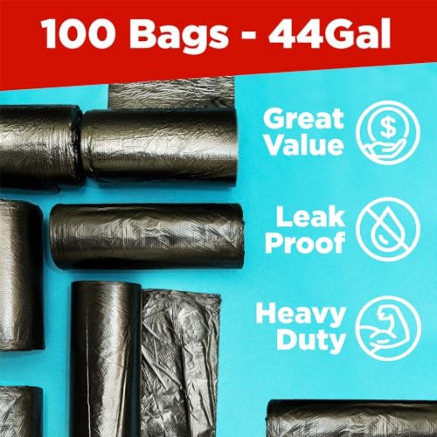 40-45 Gallon Trash Bags Heavy  - Commercial Kitchen Contractor avis et prix