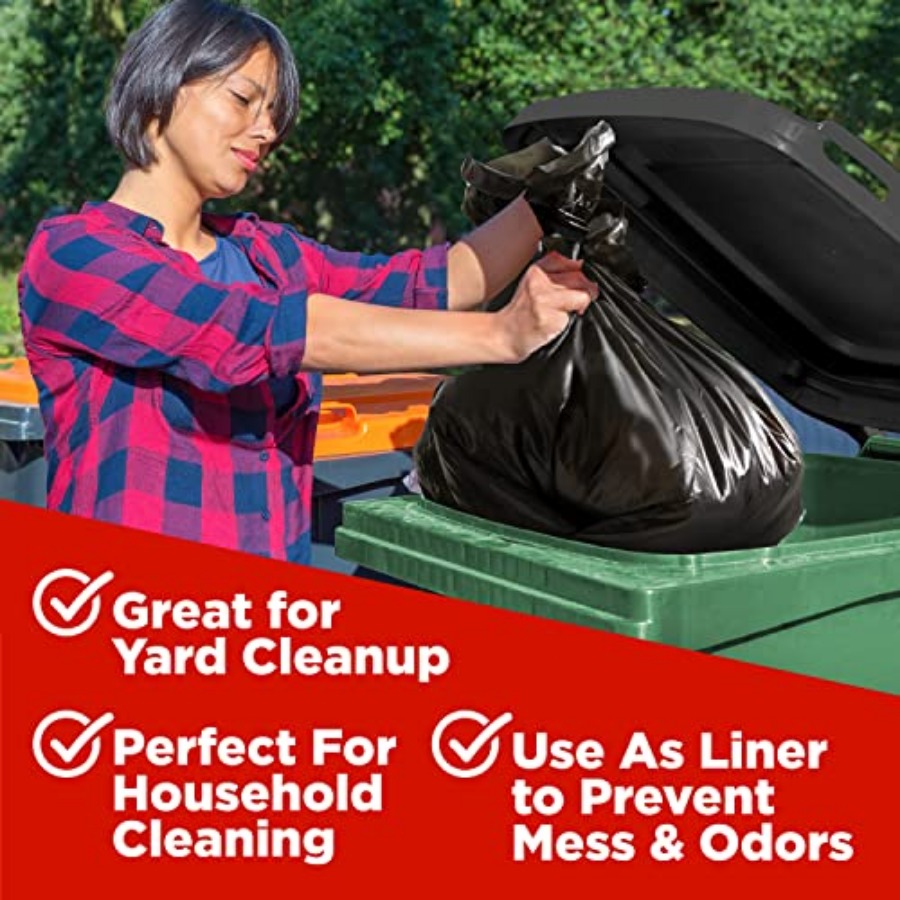 40-45 Gallon Trash Bags Heavy  - Commercial Kitchen Contractor avis et prix