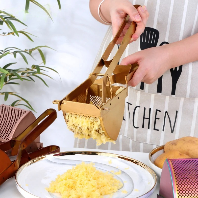1pc Gold Potato Ricer Manual L - Commercial Kitchen Manufacturers avis et prix