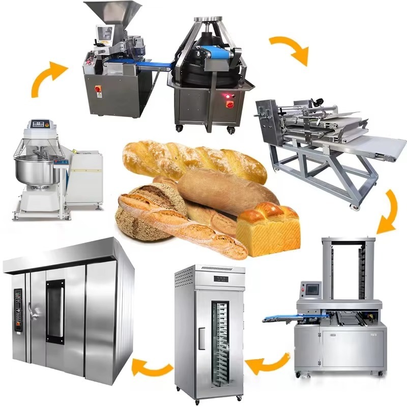 Full Set Industrial Pastry Com - Rotary Bakery Oven avis et prix