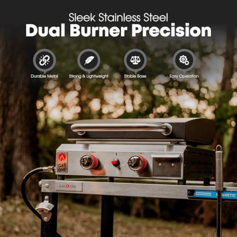 GasOne Flat Top Gas Grill with - Electric Griddle Flat Top avis et prix