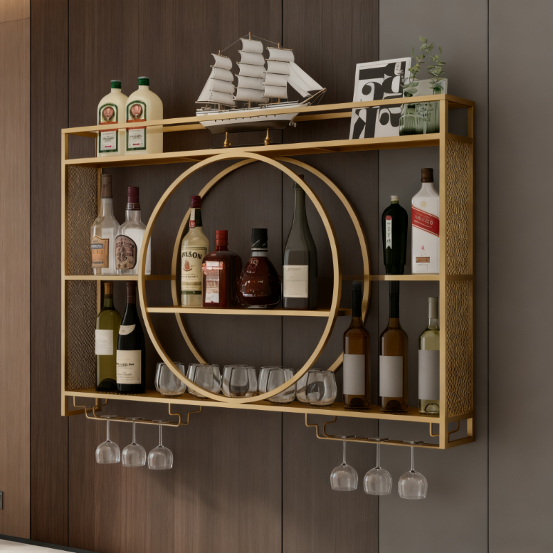 Wall Mounted Wine Rack Hanging - Wall Shelf Commercial Kitchen avis et prix