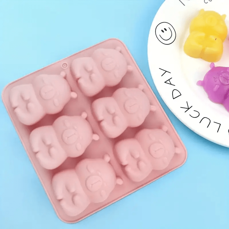 6 Cavities Cute Bear Cake Mold - Ice Cream Mochi Maker avis et prix
