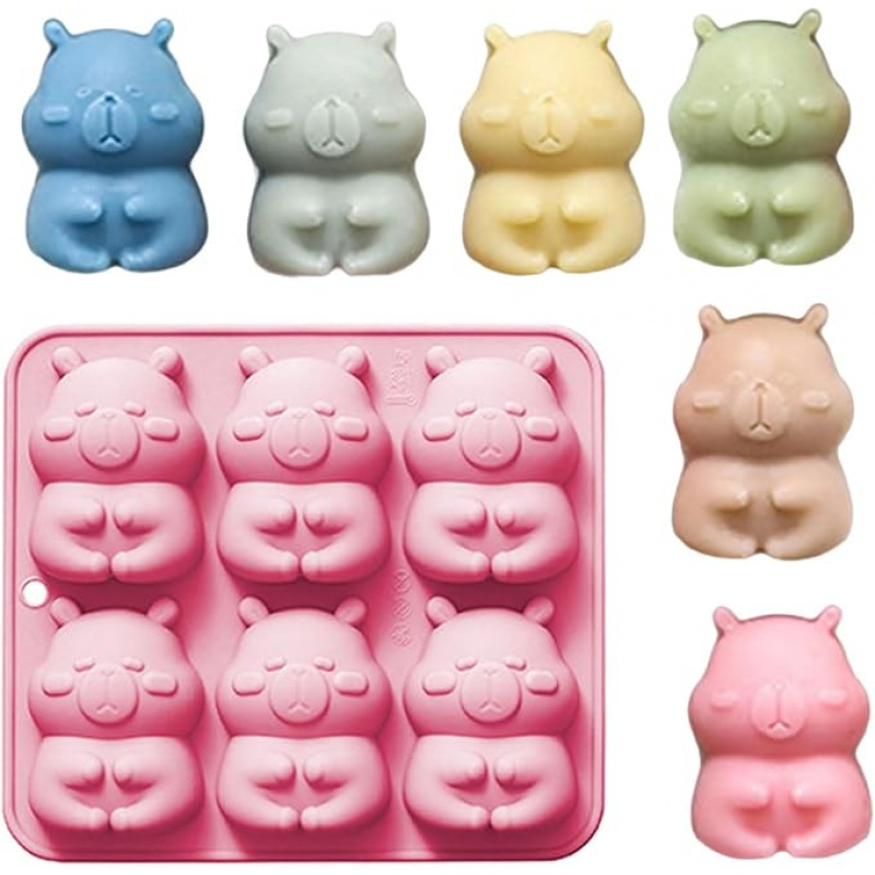 6 Cavities Cute Bear Cake Mold - Ice Cream Mochi Maker avis et prix