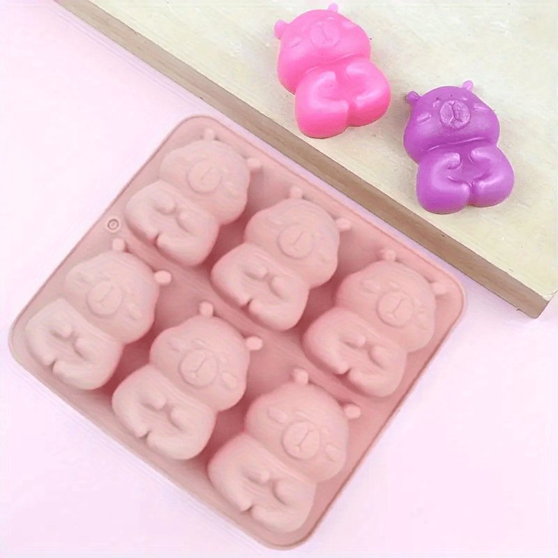 6 Cavities Cute Bear Cake Mold - Ice Cream Mochi Maker avis et prix