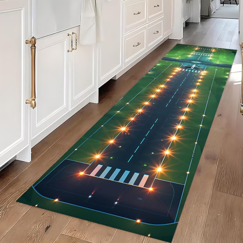 Airport Runway Runner Rug Intr - Commercial Kitchen Interior Design avis et prix
