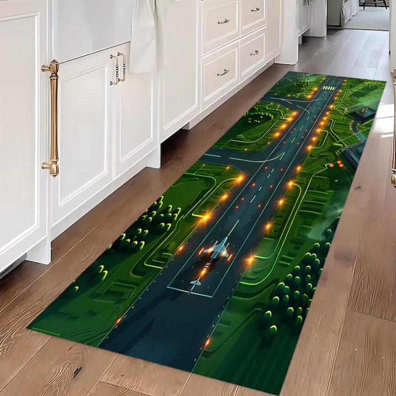 Airport Runway Runner Rug Intr - Commercial Kitchen Interior Design avis et prix