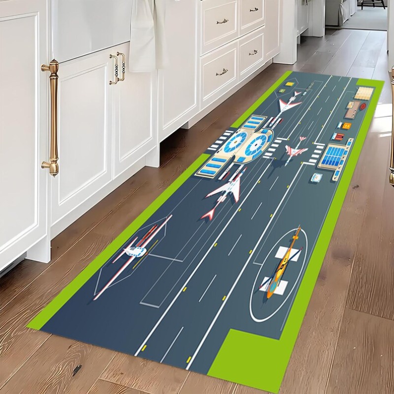Airport Runway Runner Rug Intr - Commercial Kitchen Interior Design avis et prix