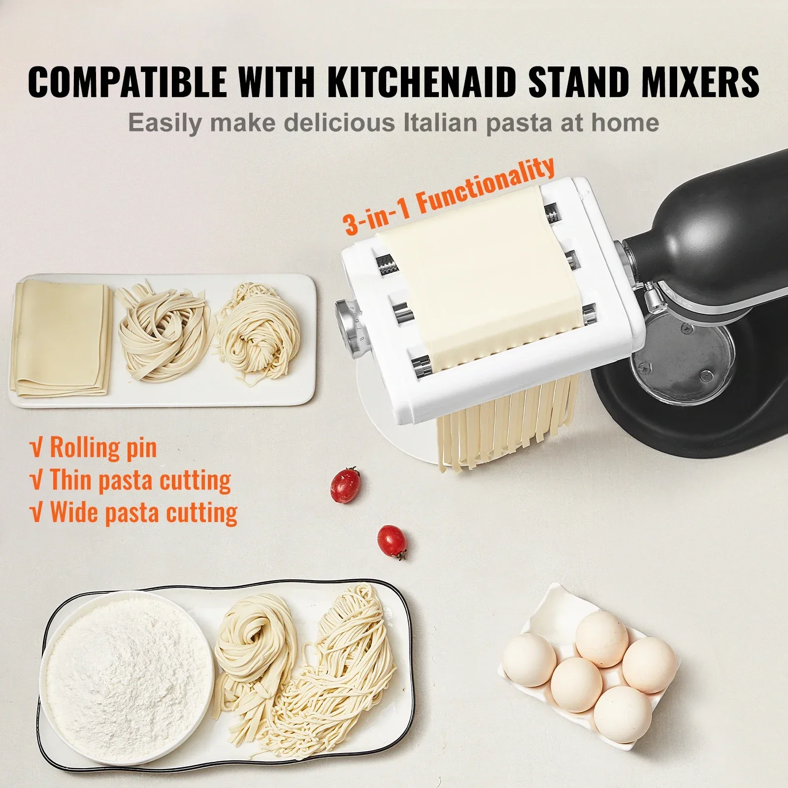 Pasta Maker Attachment 3 in 1  - Commercial Kitchenaid avis et prix