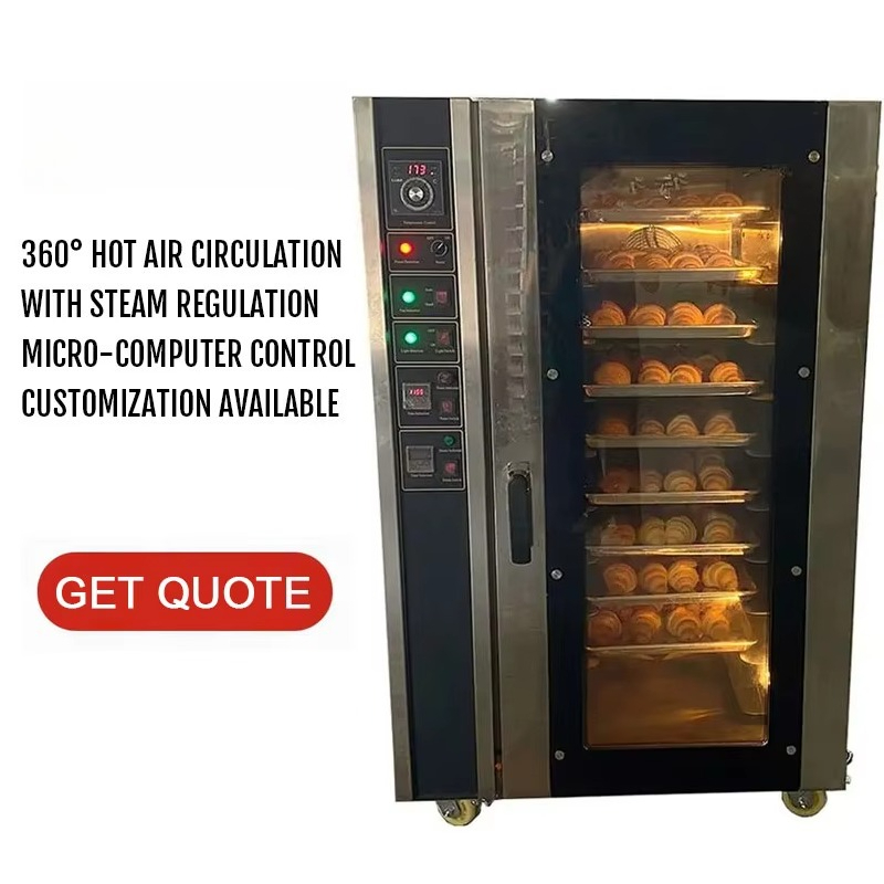 5trays 8trays 10trays 12trays  - Rotary Bakery Oven avis et prix