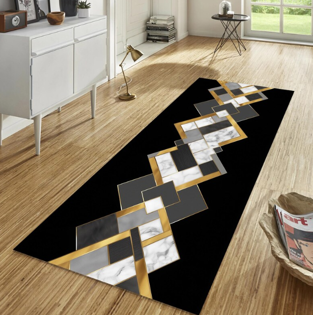 Checkerboard Vinyl Runner Rug  - Commercial Kitchen Tile Flooring avis et prix