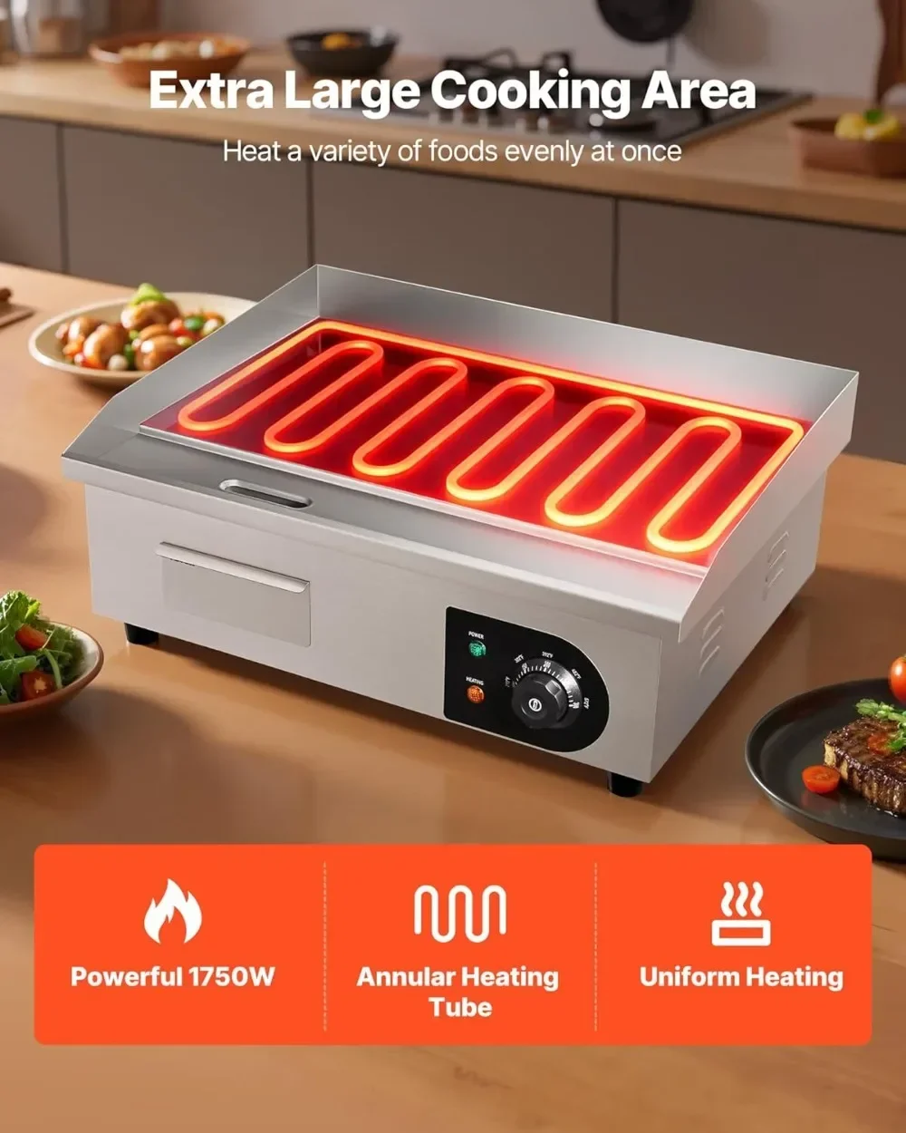 Hot-sellingCommercial Electric - Electric Griddle Flat Top avis et prix