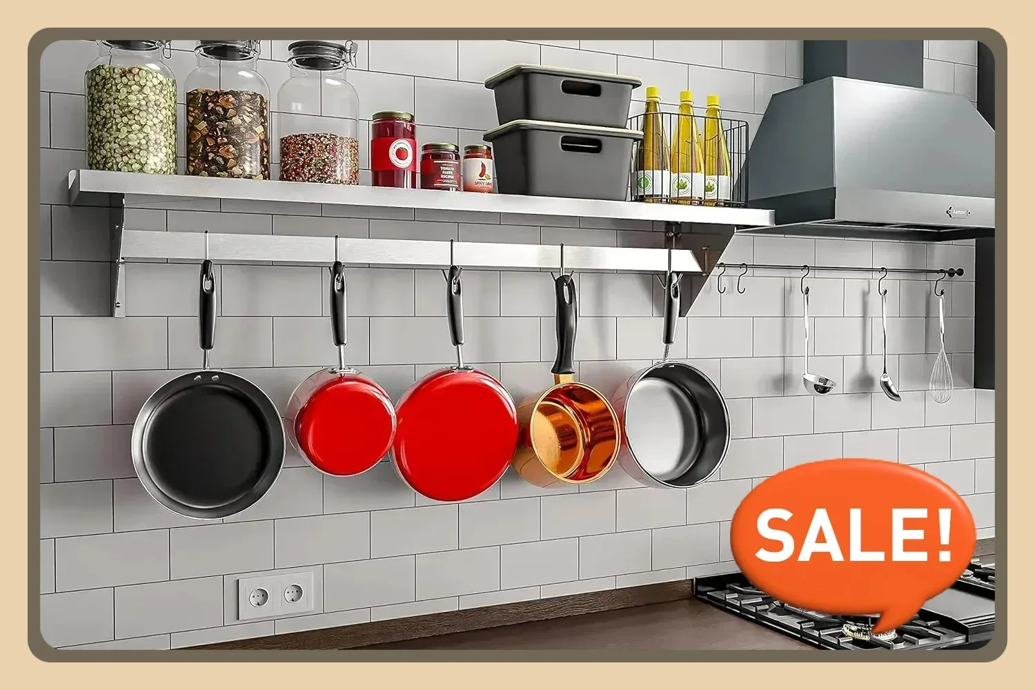 Commercial Wall Mounted, Utens - Wall Shelf Commercial Kitchen avis et prix