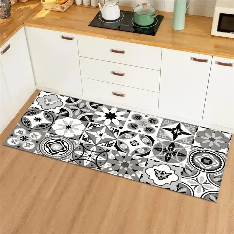 Blue Yellow Vintage Tile Colla - Commercial Kitchen Tile Flooring avis et prix