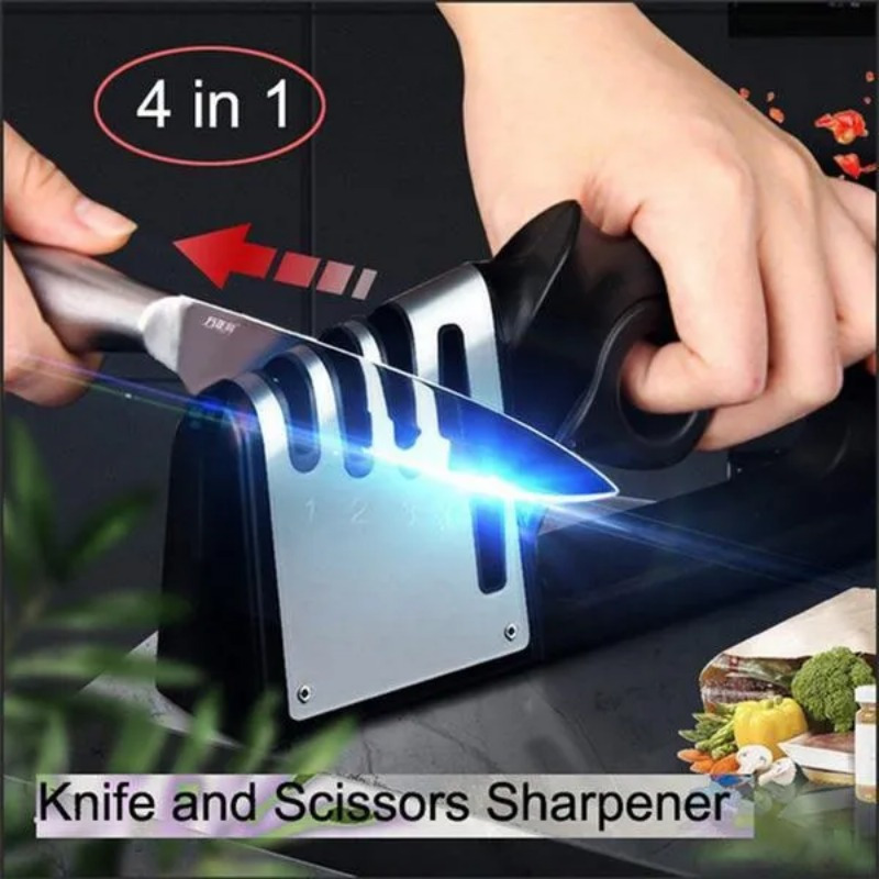 4-in-1 Professional Tungsten F - Commercial Kitchen Knives avis et prix