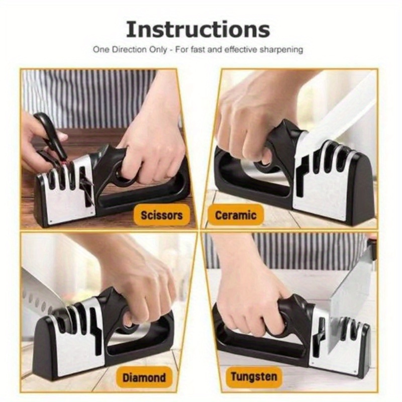 4-in-1 Professional Tungsten F - Commercial Kitchen Knives avis et prix