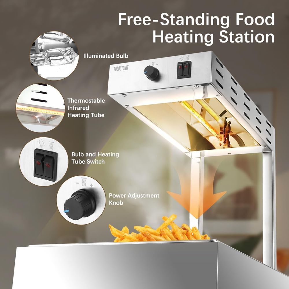 French Fry Warmer, Commercial  - Commercial Kitchen Warmer avis et prix