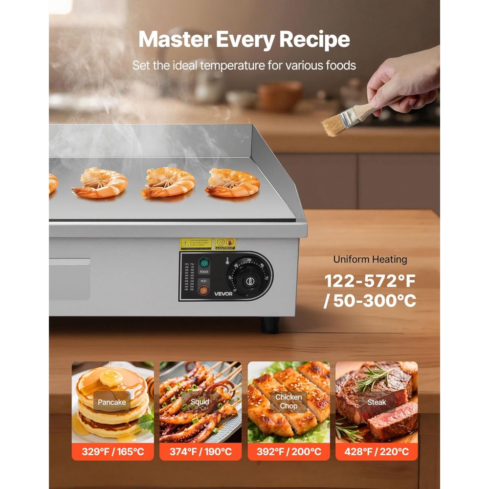 US Shipping Commercial Electri - Electric Griddle Flat Top avis et prix
