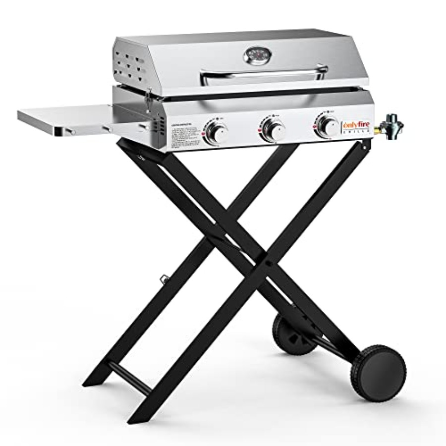 Portable 3-Burner Propane Gas  - Electric Griddle Flat Top avis et prix