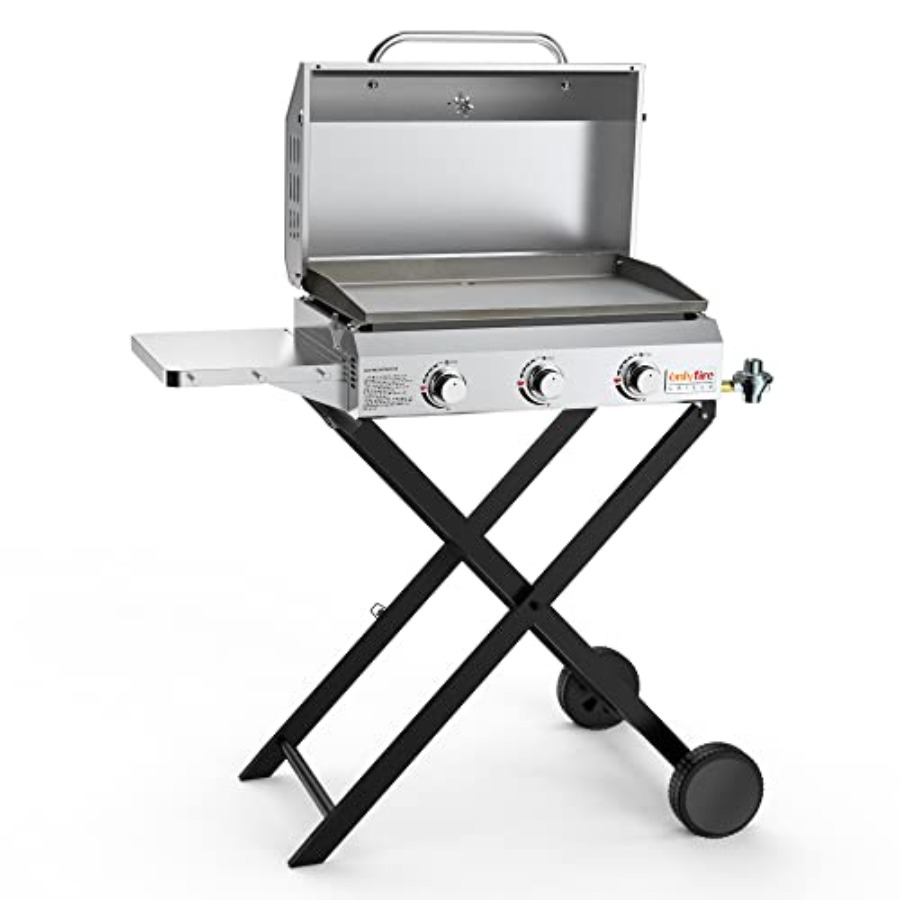 Portable 3-Burner Propane Gas  - Electric Griddle Flat Top avis et prix