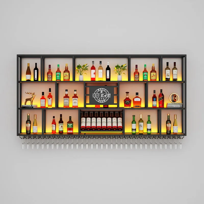 Wall Mounted Kitchen Wine Cabi - Wall Shelf Commercial Kitchen avis et prix