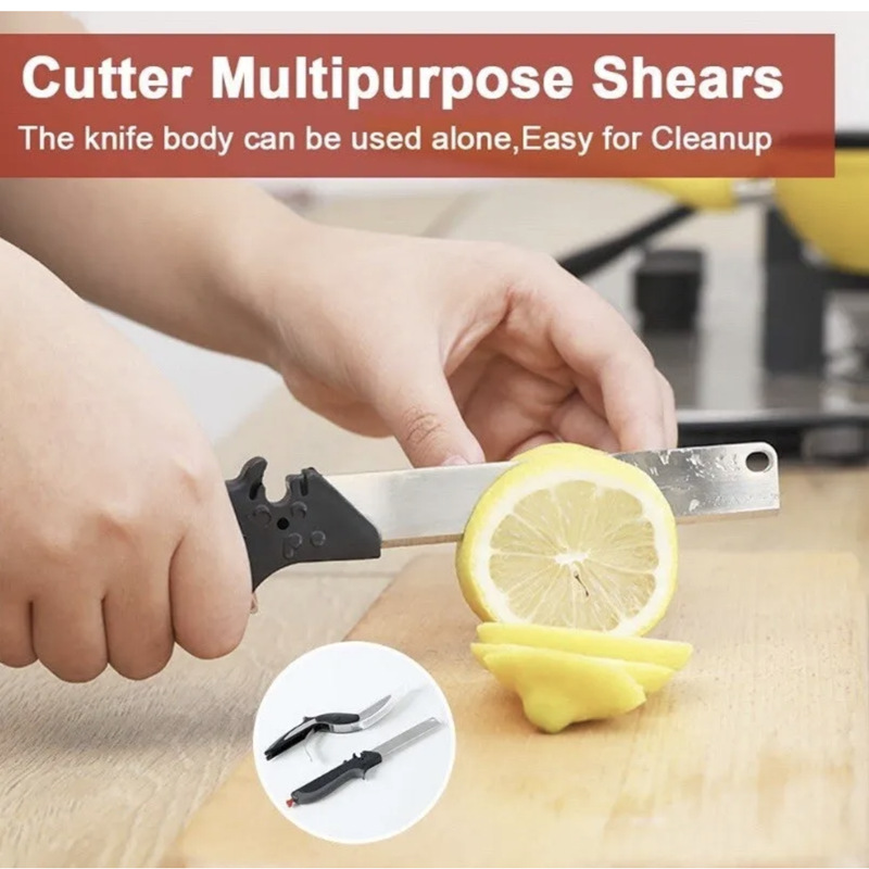 2-in-1 Stainless Steel Kitchen - Commercial Kitchen Knives avis et prix