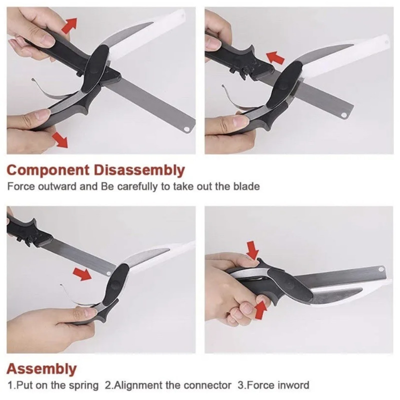 2-in-1 Stainless Steel Kitchen - Commercial Kitchen Knives avis et prix
