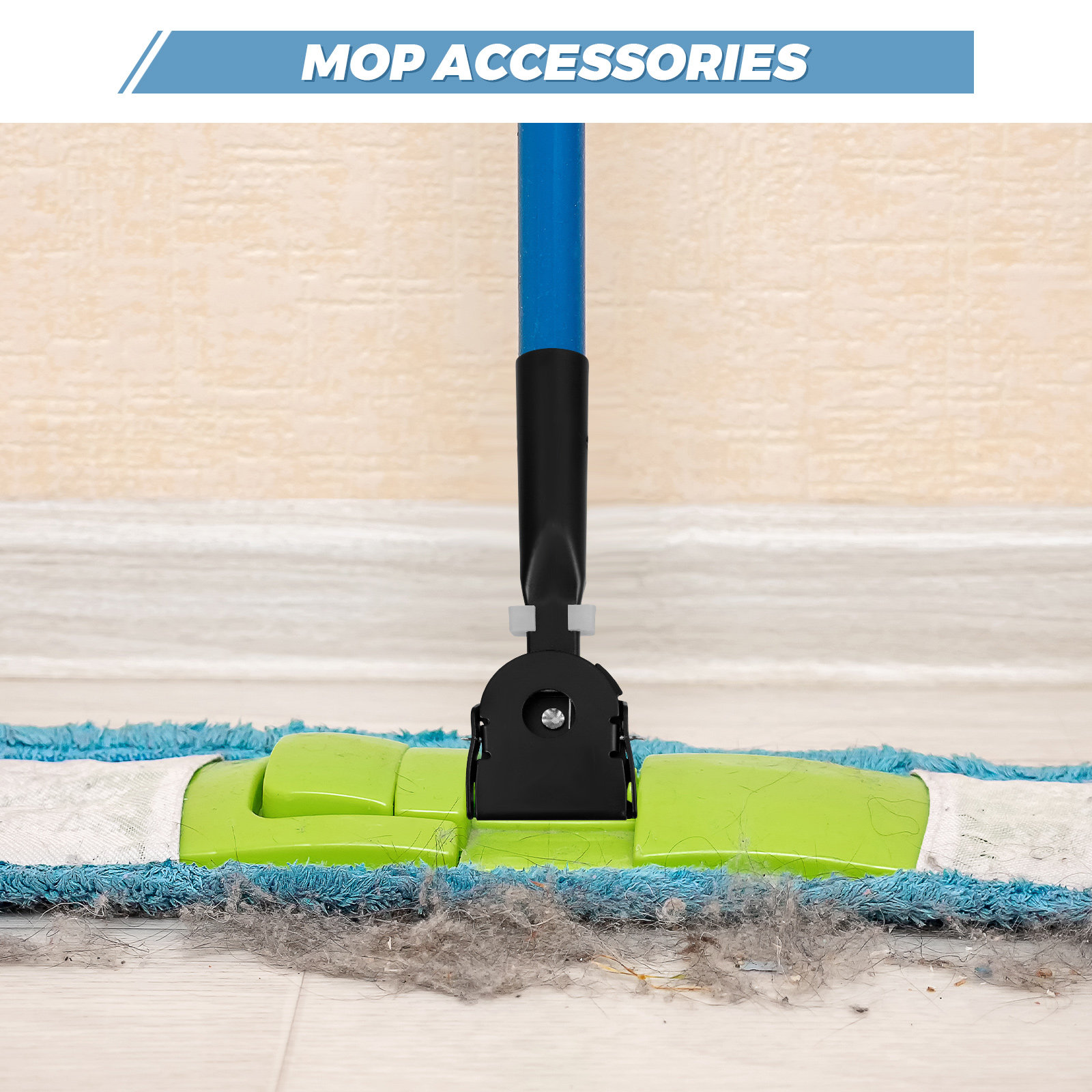 2Pcs Dust Mop Pusher Head Clam - Commercial Kitchen Tile Flooring avis et prix